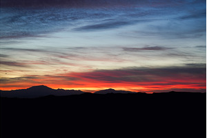 Smooth Gradient Sunset Sky With Soft, a Nature Photo by volodymyrshtun13795
