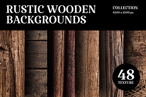 Rustic Wooden Backgrounds, a Background Graphic by PopotLane