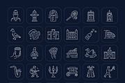 London Icon Art Set, an Outline Icon by Prosymbols (Thumbnail 8 of 8)