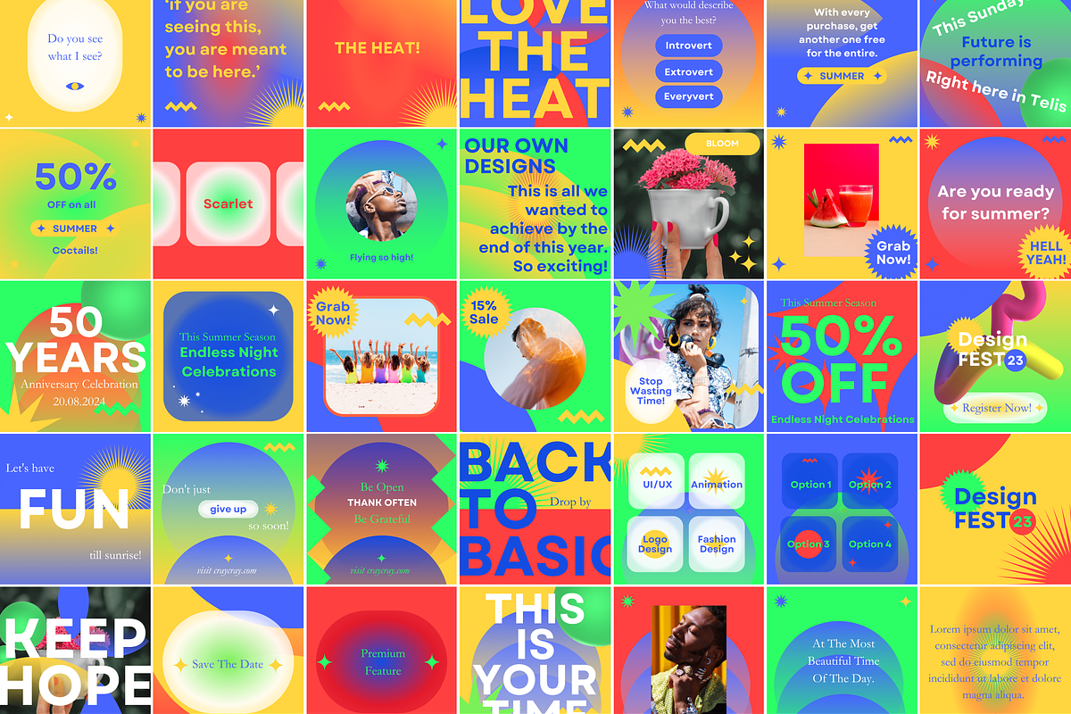 40 Creative Canva Post Layouts, a Social Media Template by Designs by Tan (Photo 2 of 8)