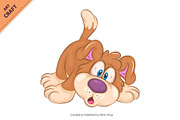 Set of Cartoon Dogs 03. Clipart., an Animal Illustration by KENO Mascots (Thumbnail 7 of 7)