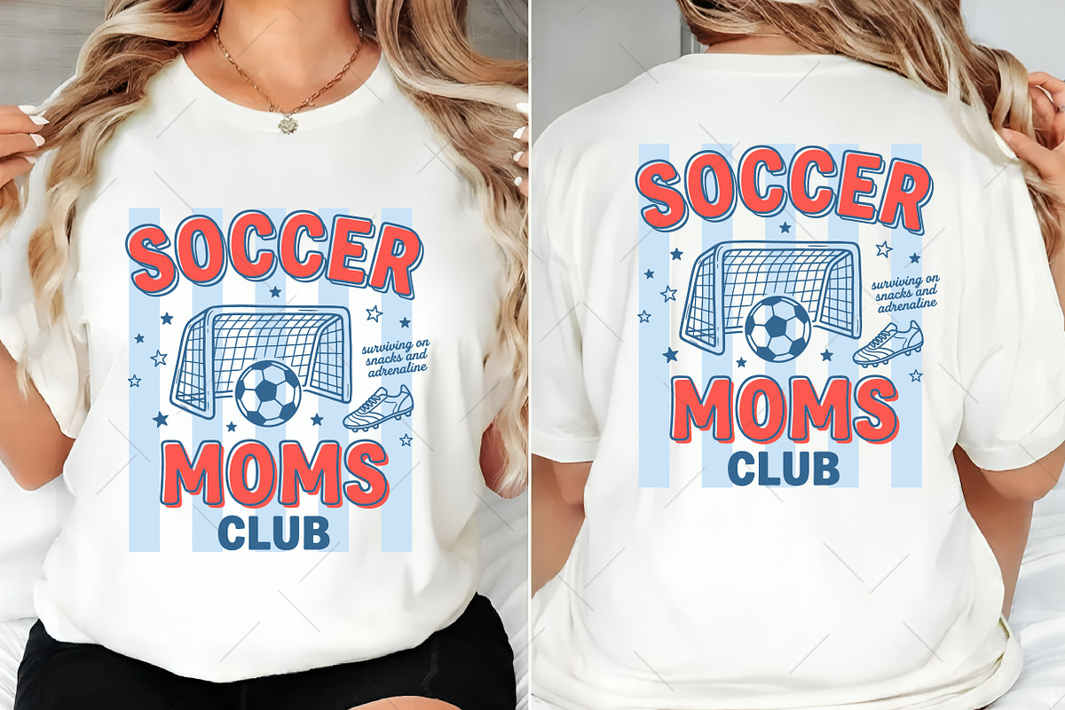 Retro Soccer Mom Club PNG, an Illustration by OK Design (Photo 3 of 5)