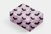Ghost Bat Halloween Seamless Pattern, a Pattern Graphic by tchastudio (Thumbnail 7 of 7)