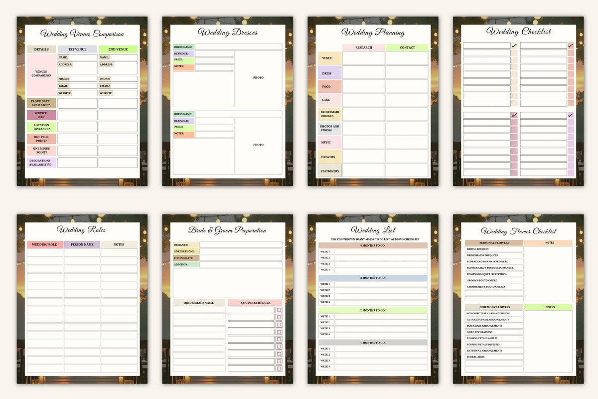 2026 Wedding Planning Companion, a Stationery Template by Designmela01 (Photo 3 of 10)