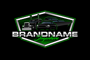 trucking and sport car logo template, an Object Graphic by TFamz (Thumbnail 2 of 3)