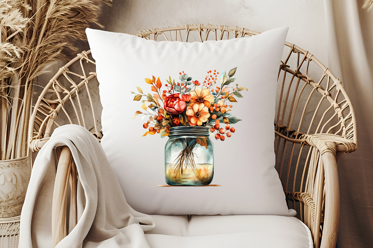 Autumn Bouquets Clipart, an Illustration by Libby Wishes (Photo 7 of 10)