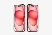 iPhone 15 Mockups, an iPhone Mockup by ls.graphics (Thumbnail 10 of 11)