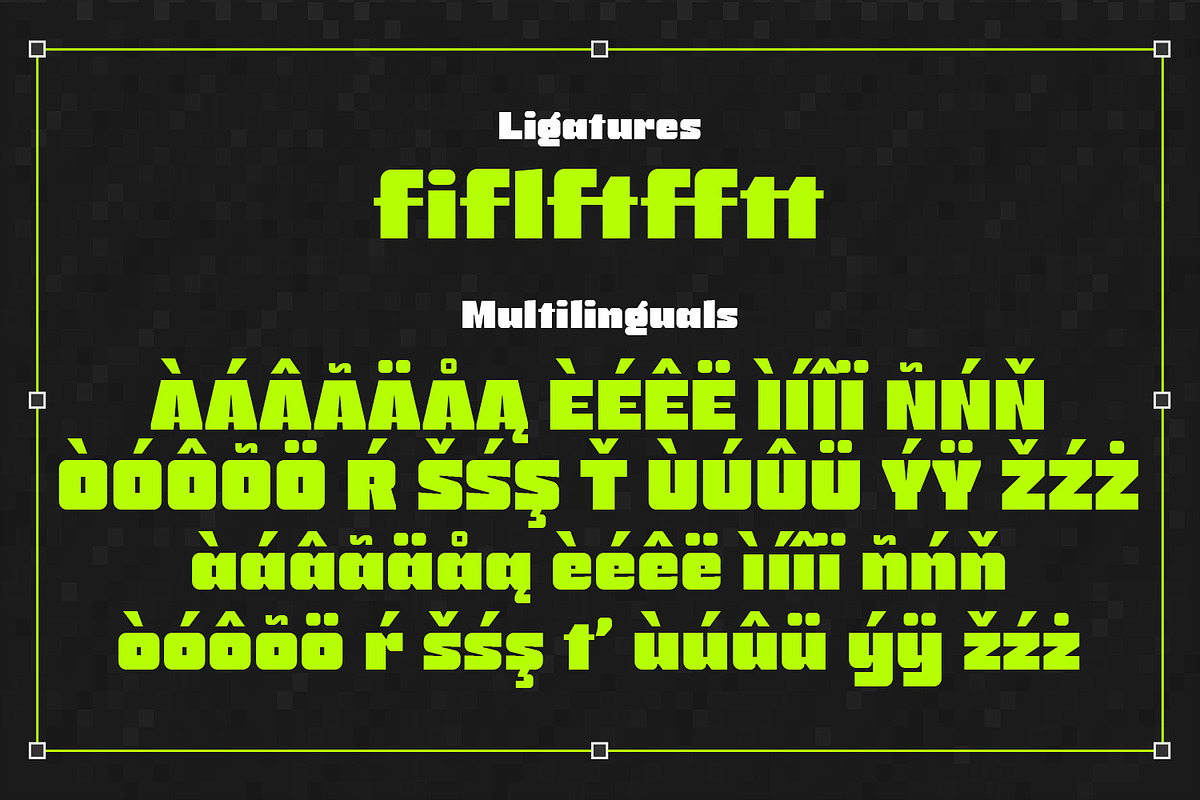 Bodygo – Boxy Display Font, a Sans Serif Font by Almarkhatype (Photo 11 of 12)