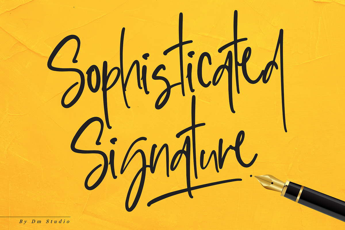 Sophisticated Signature!!
