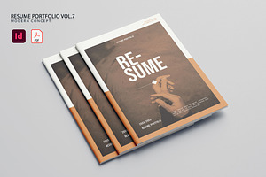 Resume Portfolio Vol.7, a Resume Template by Bewalrus Studio