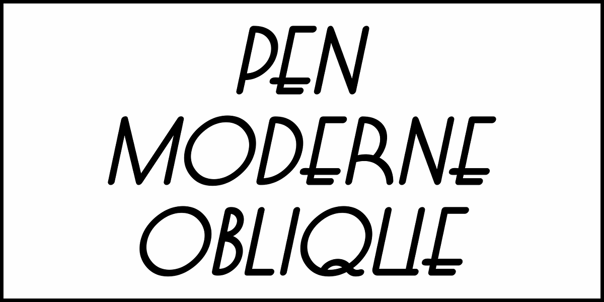 Pen  Moderne JNL, a Font by Jeff Levine Fonts (Photo 4 of 5)