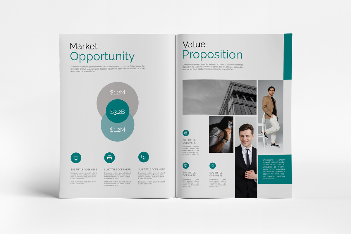 Business Proposal Template I Canva, a Brochure Template by PixWork (Photo 10 of 13)