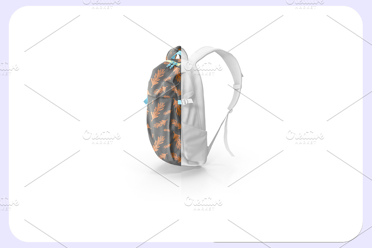 School Bag Mockup Template, a Packaging Mockup by Graplick (Photo 2 of 5)