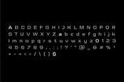 Zean Sharp Geometric Tech Font, a Sans Serif Font by Ebad Designs (Thumbnail 2 of 10)
