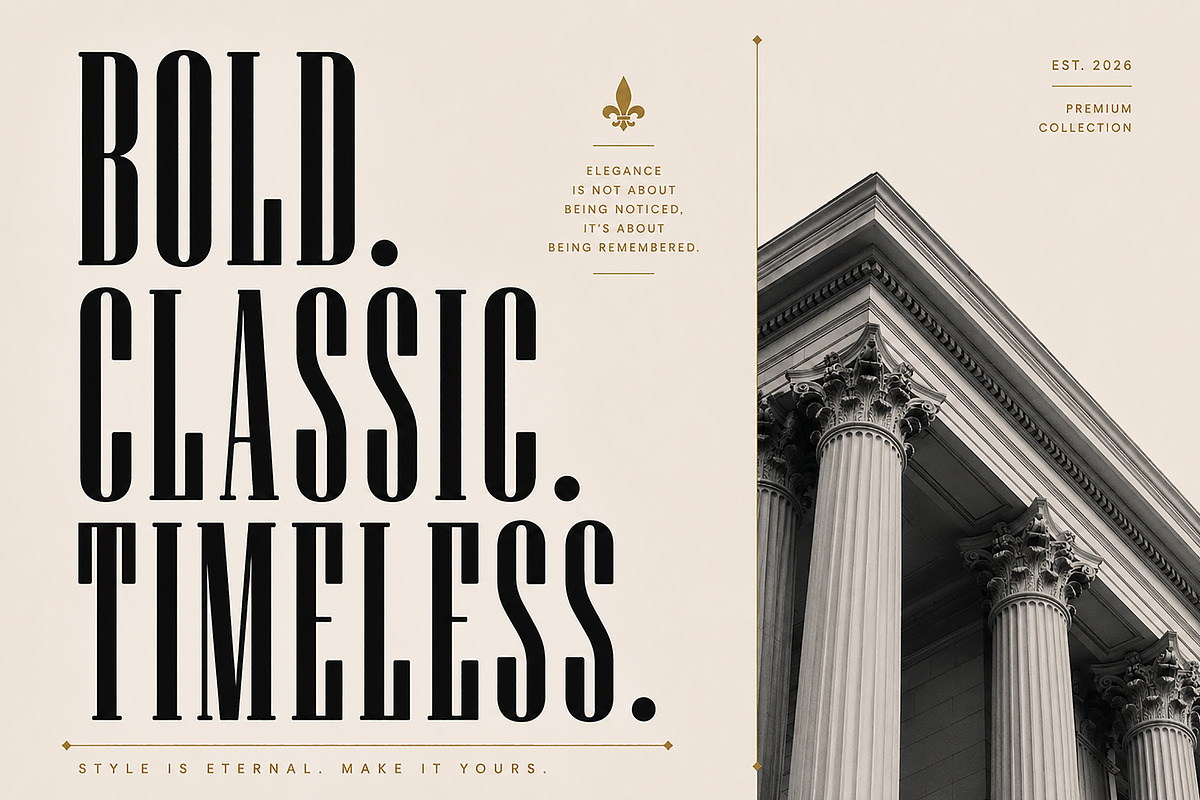 STRAVIX – Tall Condensed Serif Font, a Serif Font by Wow Magic (Photo 2 of 5)
