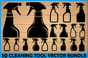 50 Cleaning Tool Spray Bottle Icon B, an Illustration by balal (Thumbnail 1 of 4)