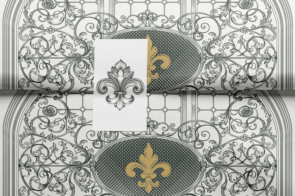 Vector Fleur de Lis & Flourishes, an Object Illustration by FleurArt (Photo 16 of 17)