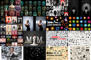 Mega Overlays Bundle, PNG/JPG bundle, a Texture Graphic by Chipshpow Graphics (Thumbnail 8 of 8)