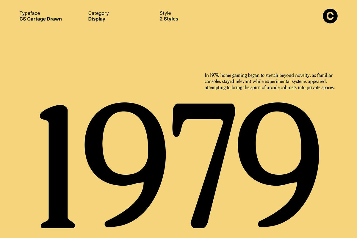 CS Cartage Drawn, a Serif Font by Craft Supply Co. (Photo 7 of 8)
