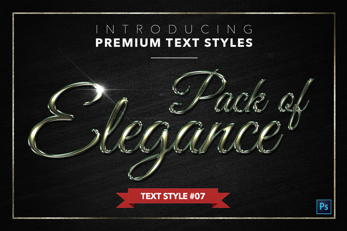 Elegance #1 - 15 Text Styles preview 8