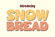 Snow Bread - Cartoon Font Types, a Font by KiddoGlyphs Studio (Thumbnail 1 of 3)