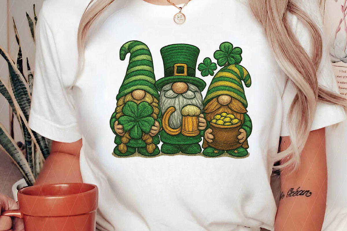 St. Patrick's Day gnomies png, an Illustration by DreamPrint404 (Photo 2 of 7)