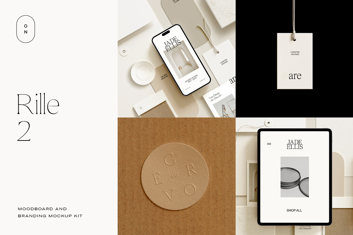 Moodboard + Device Mockup Kit, an Advertising Mockup by October November (Photo 1 of 15)