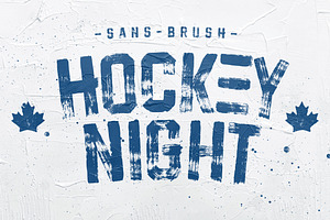 Hockeynight Sans Brush