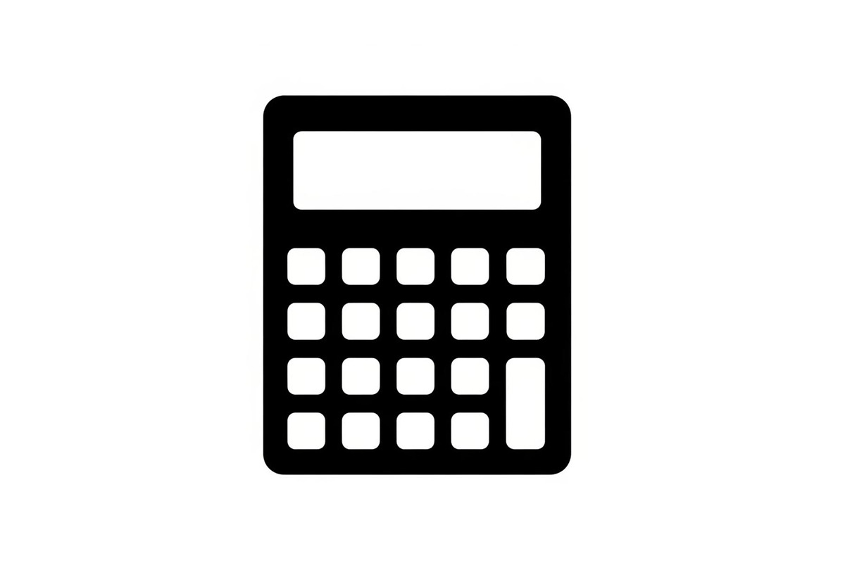 Minimal Calculator Finance Silhouett, a Graphic by hafijul (Photo 11 of 11)