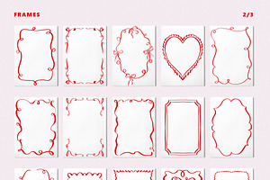 Whimsical Wedding Hand-drawn Vector