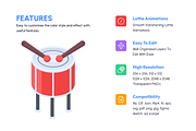Video Equipment Isometric Icons, a Duotone Icon by Vectors Market (Thumbnail 2 of 9)