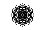 Modern Black and White Mandala Pack, a Decorative Illustration by NJ Himel (Thumbnail 90 of 101)
