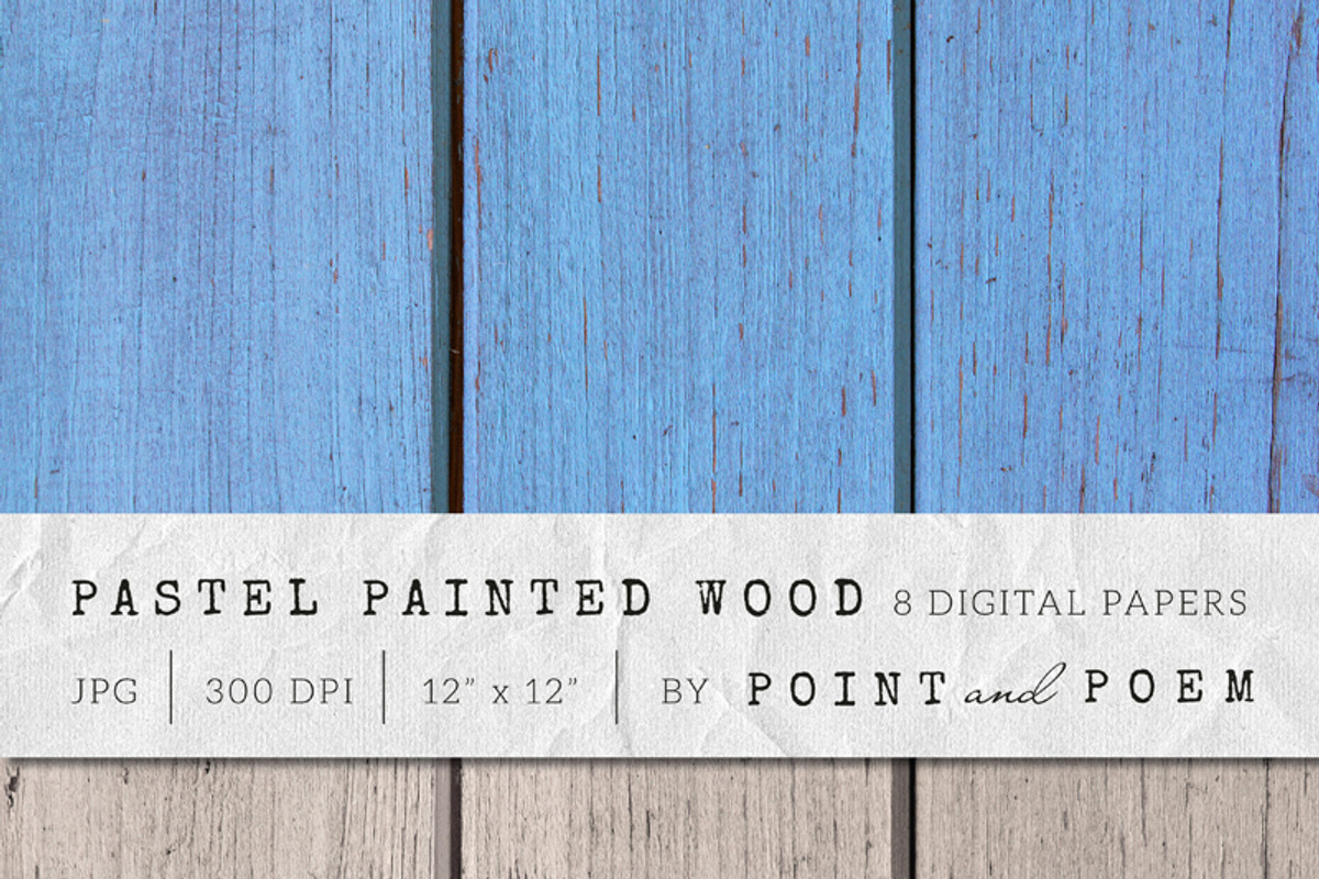 Wood Texture - Painted Pastel Wood preview 2