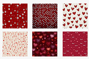 valentine digital papers, an Illustration by CreationArt (Thumbnail 5 of 5)