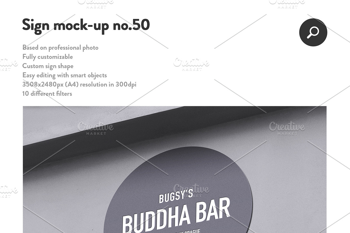 50 sign facade signboard logo mock, a Product Mockup by PrintPixel (Photo 52 of 53)