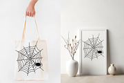 Spider Webs doodle clipart, a Seasonal Illustration by Contes_de_fée (Thumbnail 8 of 8)