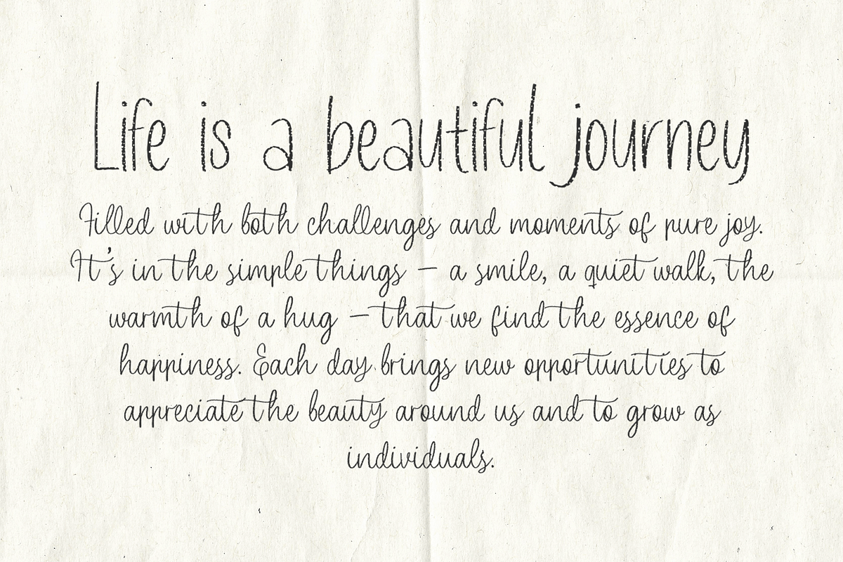 Brittonia Font Duo-HandwrittenScript, a Script Font by overlaytemplates (Photo 5 of 5)