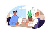Office work, business communication, a Work Illustration by PaperTrident (Thumbnail 2 of 6)