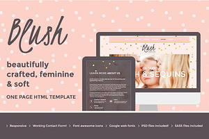 Blush Multipurpose One Page Template