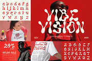Psychedelic Font Bundle (25 Fonts!), a Sans Serif Font by HipFonts (Thumbnail 7 of 11)