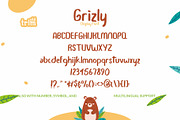 Grizly Playful Display Font, a Font by TrimStudio (Thumbnail 6 of 6)