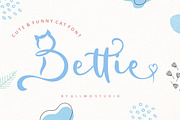 Bettie, a Script Font by Allmostudio (Thumbnail 1 of 8)