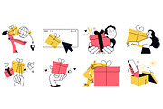 Gift for you concept illustrations, an Illustration by PureSolution (Thumbnail 3 of 6)