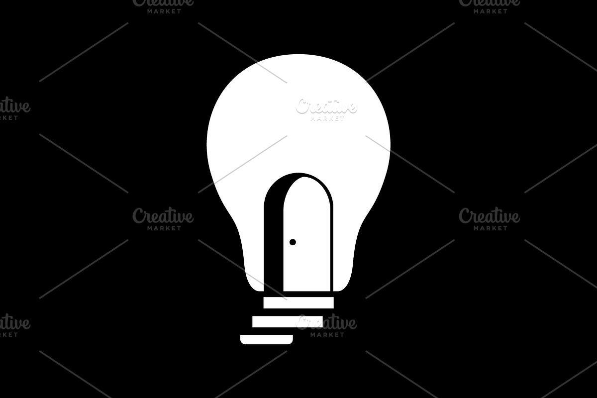 lamp door stairs open ideas logo, a Branding & Logo Template by devastd