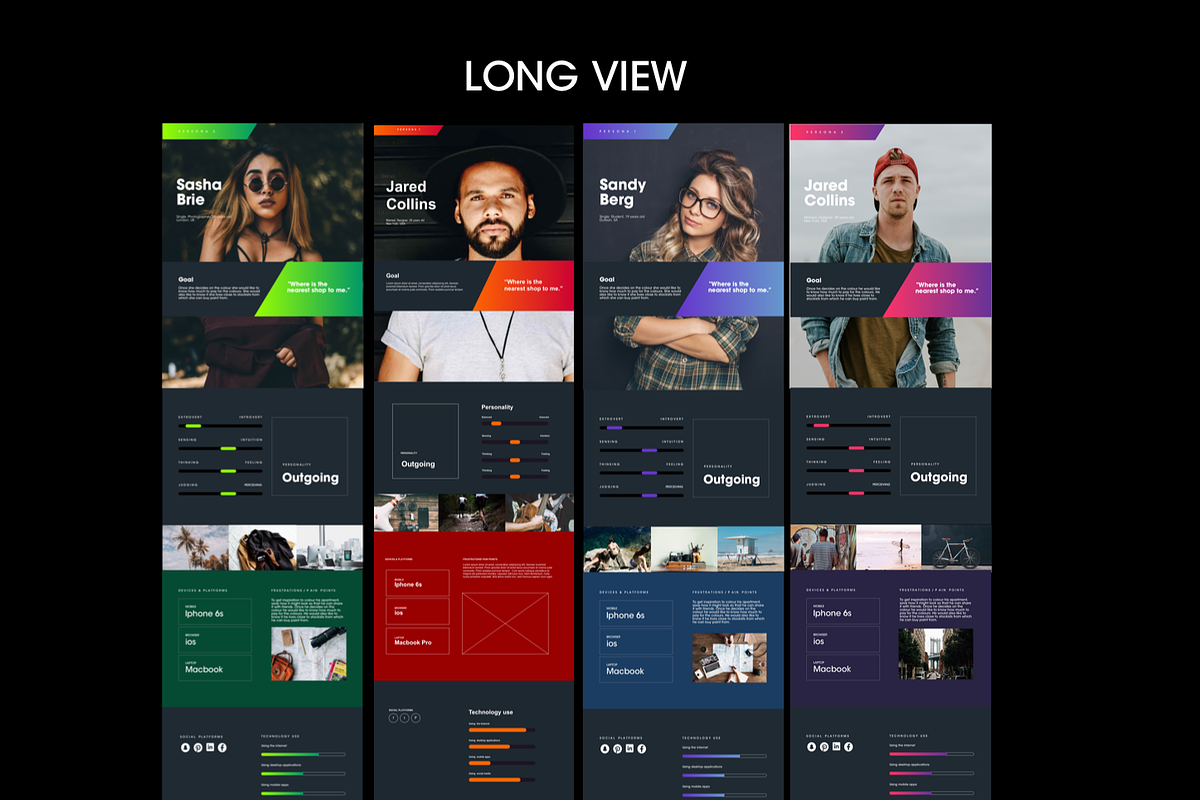 Axure Persona Kit Vol 3, a Wireframe Template by Humble UX (Photo 6 of 6)