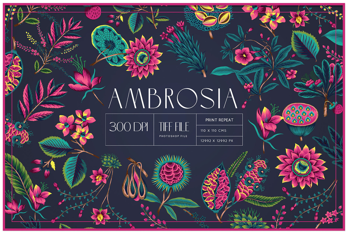 Ambrosia, Luxury Print Design!, a Pattern Graphic by TSTUDIO (Photo 1 of 13)