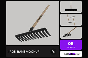 Iron Rake Mockup
