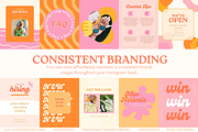 Vibrant Instagram Posts Templates, a Social Media Template by Hell Yeah Designs (Thumbnail 6 of 8)