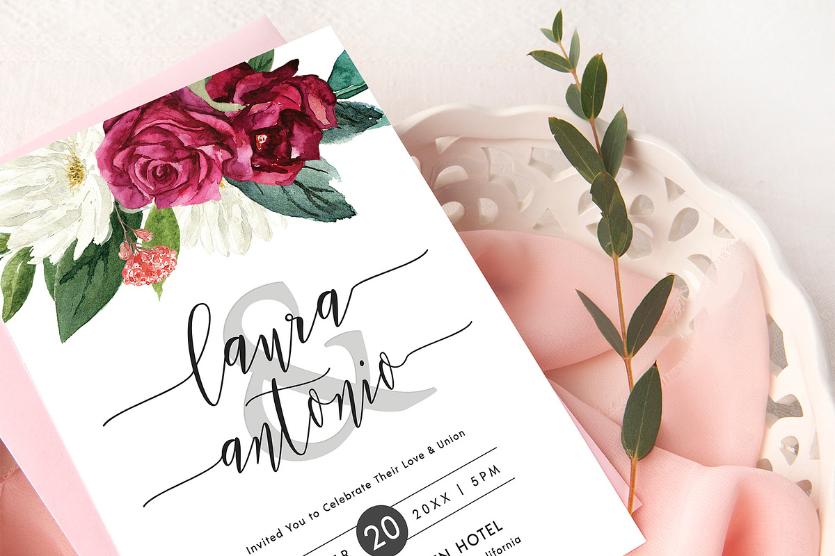 Wedding Invitation Template preview 4