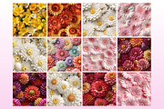 3D Flower Seamless Pattern, a Pattern Graphic by Forhadx5 (Thumbnail 5 of 10)